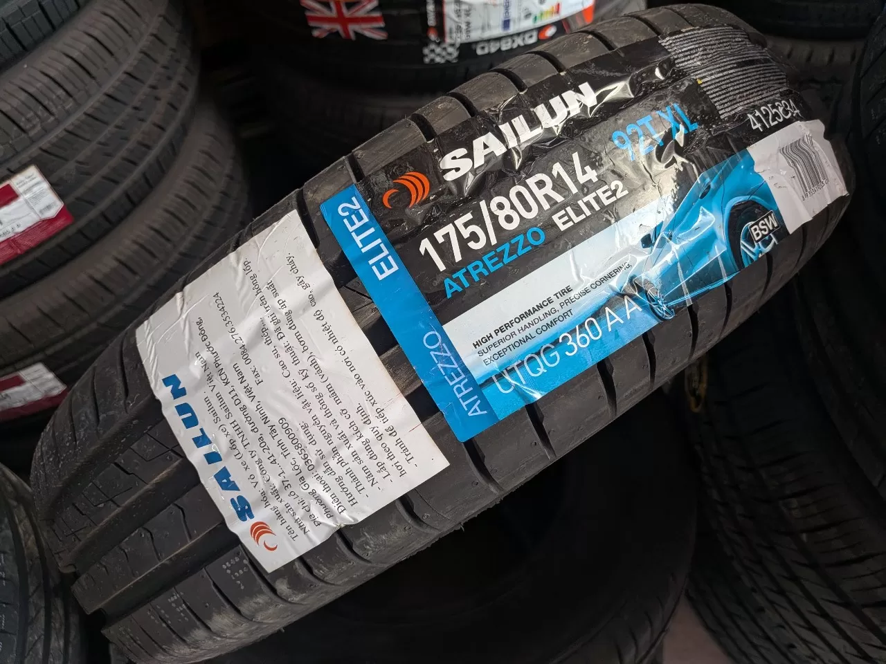 Vỏ lốp 175/80R14 Sailun, Vỏ lốp theo xe Vinfast ECVAN