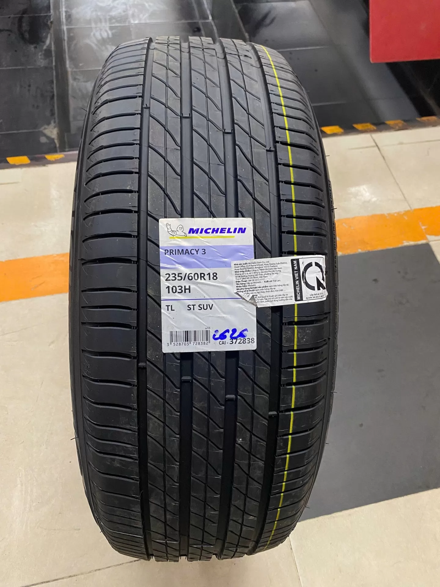 Vỏ lốp 235/60R18 Michelin, Michelin Primacy 3St, vỏ lốp ô tô Acura RDX, Audi Q5 Q7, Honda CRV, Santafe 2.0 máy dầu, KIA SORENTO, Kia Sedona, Land Rover Discovery,  Ranger Rover Evoque Pure, Mercedes GLC200 GLC250