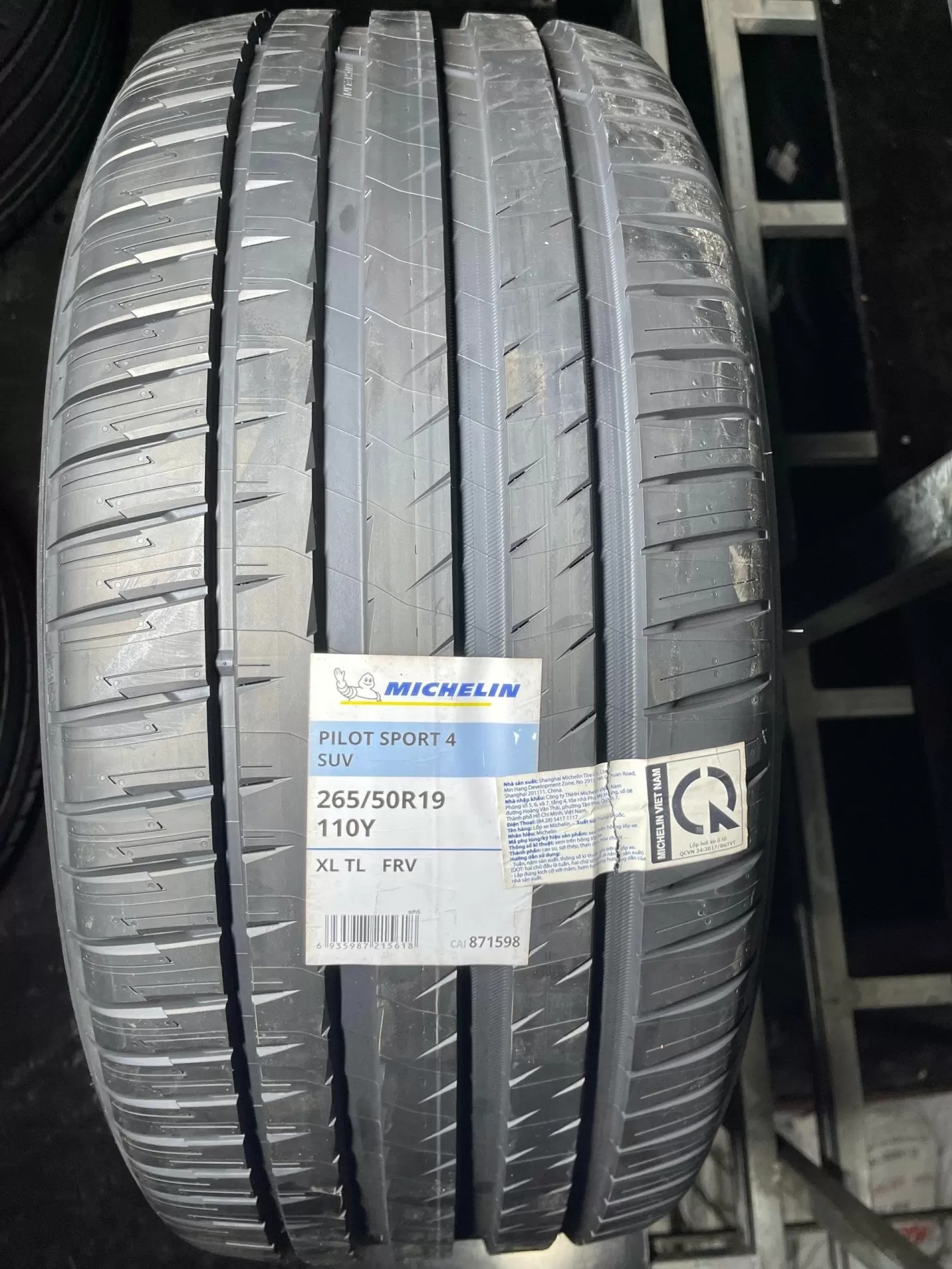 Vỏ lốp 265/50R19 Michelin, Michelin 265/50R19 Pilot Sport 4 SUV, vỏ lốp ô tô Audi Q7 3.0, Vỏ lốp ô tô Volkswagen Touareg