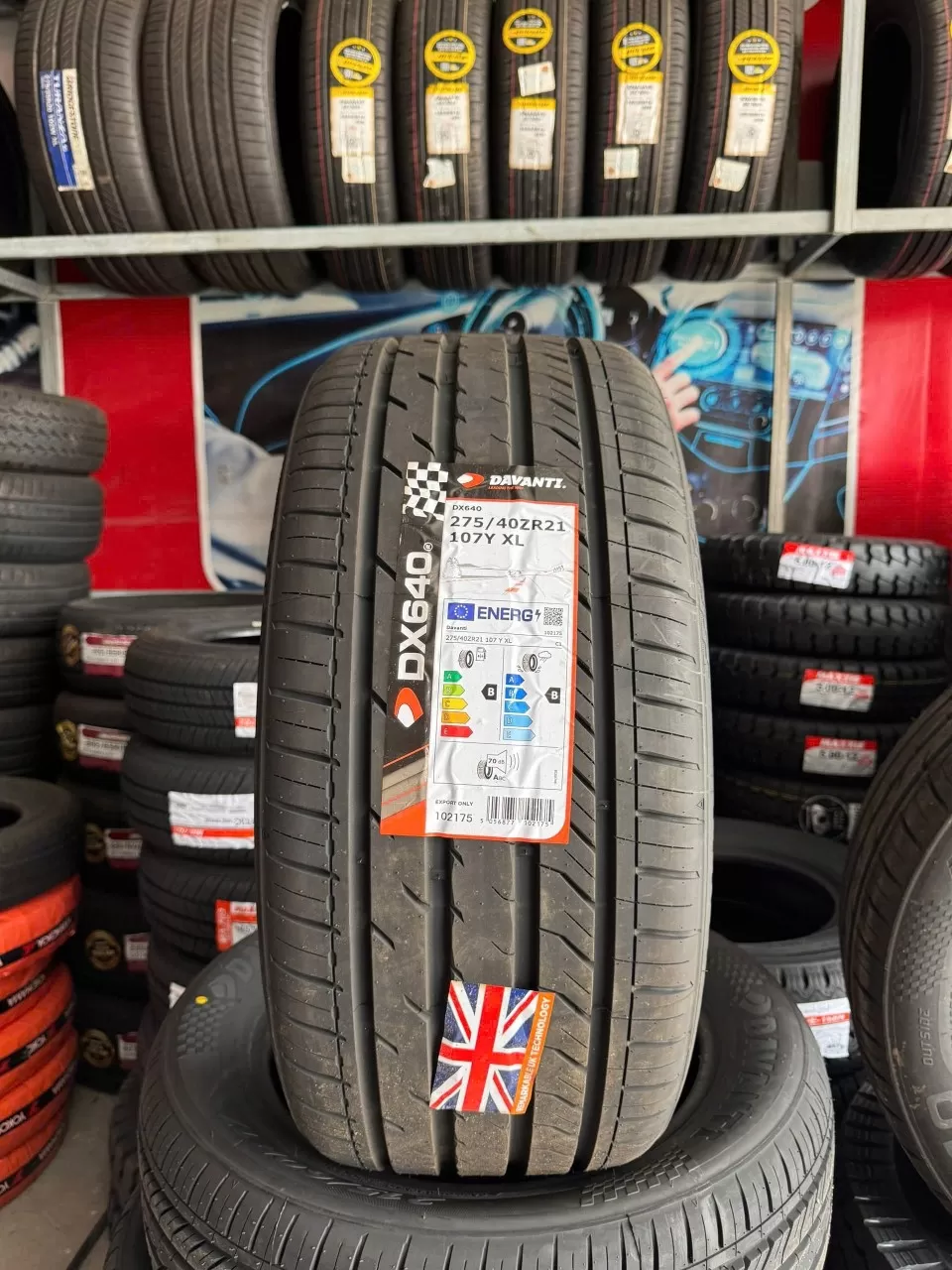 Vỏ lốp 275/40R21 Davanti Thái Lan, Vỏ lốp xe ô tô Vinfast VF9