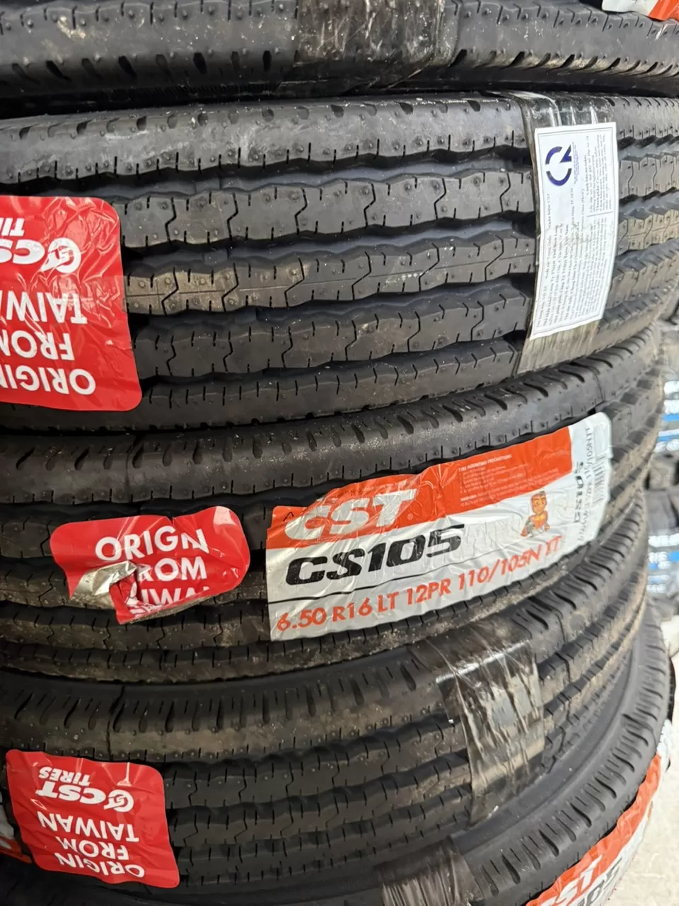 Vỏ lốp 6.50R16LT CST 12Pr, vỏ lốp trước xe tải