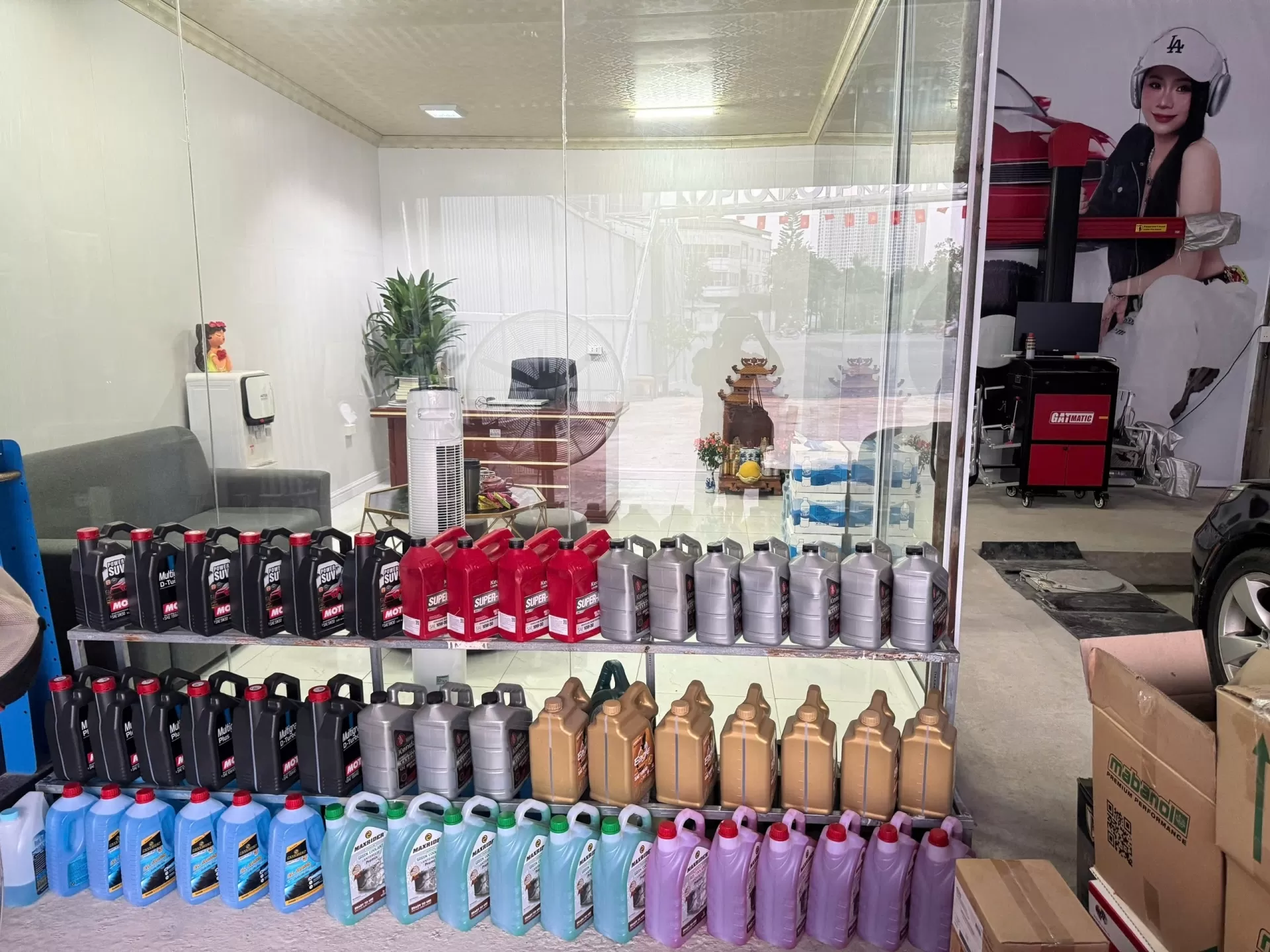 Dịch vụ thay dầu máy