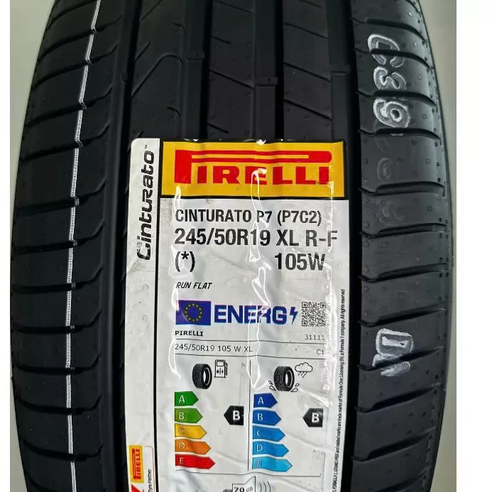 245/50R19 Pirelli Runflat Cinturato P7 (P7C2) R-F (*) 105W XL vỏ lốp Xe: BMW X4