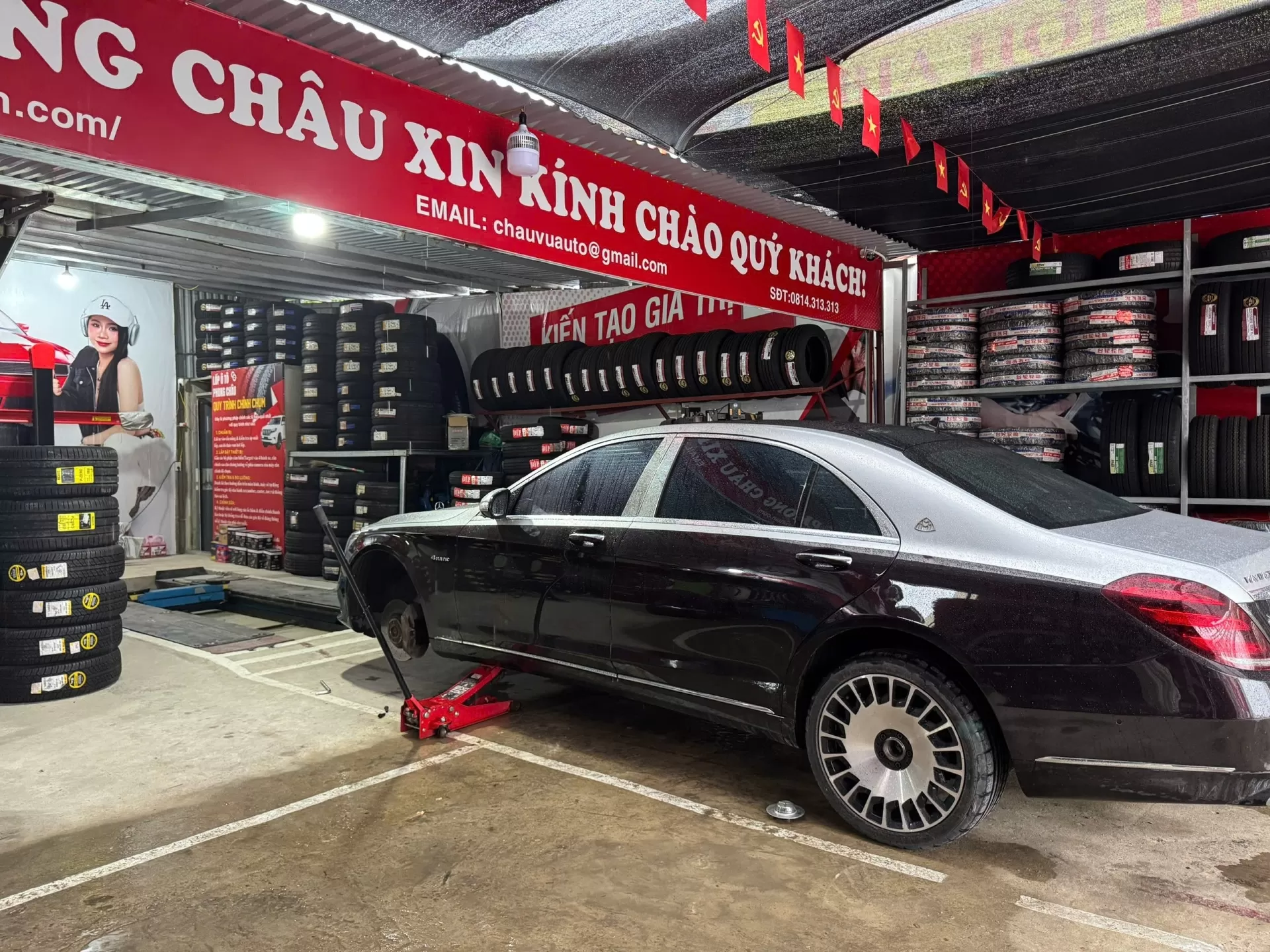 Dịch vụ chỉnh chụm và cân bằng thước lái ô tô con