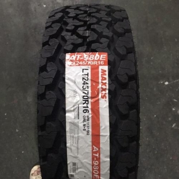 Vỏ lốp 245/70R16 Maxxis AT980E 8PR, vỏ lốp Xe: Everest 2.5 TDCi diesel, ISUZU D-MAX, Isuzu Trooper, Isuzu MU-X, Mazda BT50 3.0L, Mitsubishi Pajero, Mitsubishi Triton 2.5