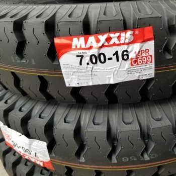 Vỏ lốp 7.00-16 C699 Maxxis 16PR, vỏ lốp 700-16 gai ngang