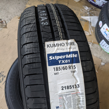 Vỏ lốp 185/60R15 84T TX61 KUMHO VIỆT NAM, vỏ lốp ô tô Toyota Vios G, Vios E, Vios TRD, vỏ lốp ô tô Toyota Yaris, vỏ lốp ô tô Hyundai i20 1.4AT, vỏ lốp ô tô Suzuki Swift 1.5, vỏ lốp ô tô Volkswagen Polo 1.4