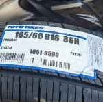 Vỏ lốp 185/60R16 Toyo, vỏ lốp xe Mazda 2 1.5L