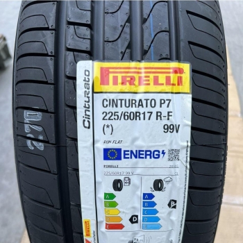 225/60R17 Pirelli Runflat Cinturato P7 R-F (*) 99V vỏ lốp Xe: BMW X3, Hyundai Tucson 2.0L, Lexus LM300h 2.5L hybrid,Subaru Forester, Subaru Outback 2.5i, Toyota Sienna