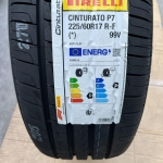 225/60R17 Pirelli Runflat Cinturato P7 R-F (*) 99V vỏ lốp Xe: BMW X3, Hyundai Tucson 2.0L, Lexus LM300h 2.5L hybrid,Subaru Forester, Subaru Outback 2.5i, Toyota Sienna