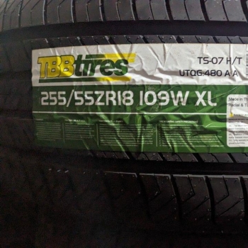 Vỏ lốp 255/55R18 TBB, vỏ lốp ô tô Acura MDX, vỏ lốp ô tô BMW X5 3.0