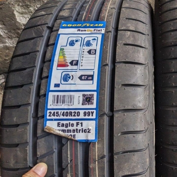 245/40R20 GOODYEAR Runflat vỏ lốp Xe: BMW 740Li 3.0, Mercedes S450 Maybach, BMW 750Li 4.4 2016, Mercedes S65 AMG, Hyundai Equus Ultimate
