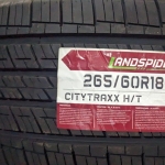 265/60R18 Landspider Citytraxx HT vỏ lốp Xe: Chevrolet Colorado, Chevrolet Trailblazer, Ford Ranger Wildtrack, Lexus GX460, Mitsubishi Pajero, Mitsubishi Triton 2.4, Toyota Fortuner 2.7V, Land Cruiser Prado