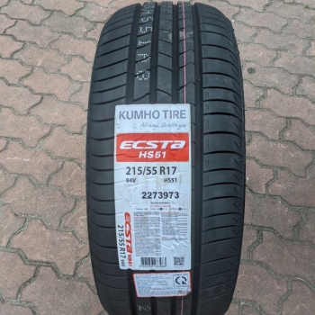 Vỏ lốp 215/55R17 HS51 KUMHO VIỆT NAM, Vỏ lốp ô tô Honda HRV, vỏ lốp ô tô Honda Honda Odyssey, vỏ lốp ô tô Honda Hyundai Kona, vỏ lốp ô tô Honda Kia Optima, Lexus ES350, vỏ lốp Nissan Teana, SUZUKI VITARA, Toyota Camry