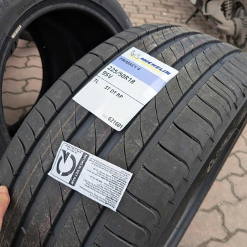 Vỏ lốp 225/50R18 Michelin, dùng cho xe ô tô BMW 330i 2017, BMW GT 320i, BMW GT 328i, Subaru Legacy, Corolla Cross 1.8V