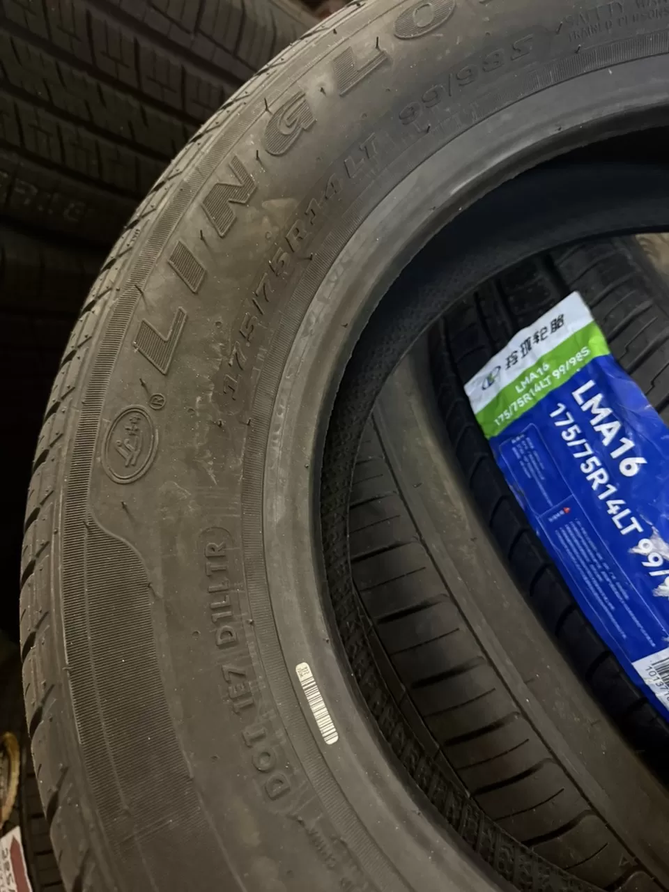 Vỏ lốp xe tải Wuling 175/75R14C Linglong