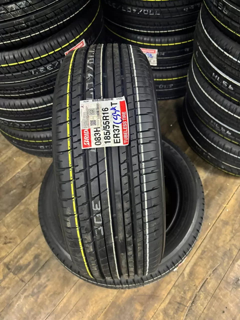 Vỏ lốp 185/55R16 Bridgestone, 185/55R16 Bridgestone ER37 Turanza, vỏ lốp xe Honda City 1.5 CVT, vỏ lốp xe Honda Jazz 1.5