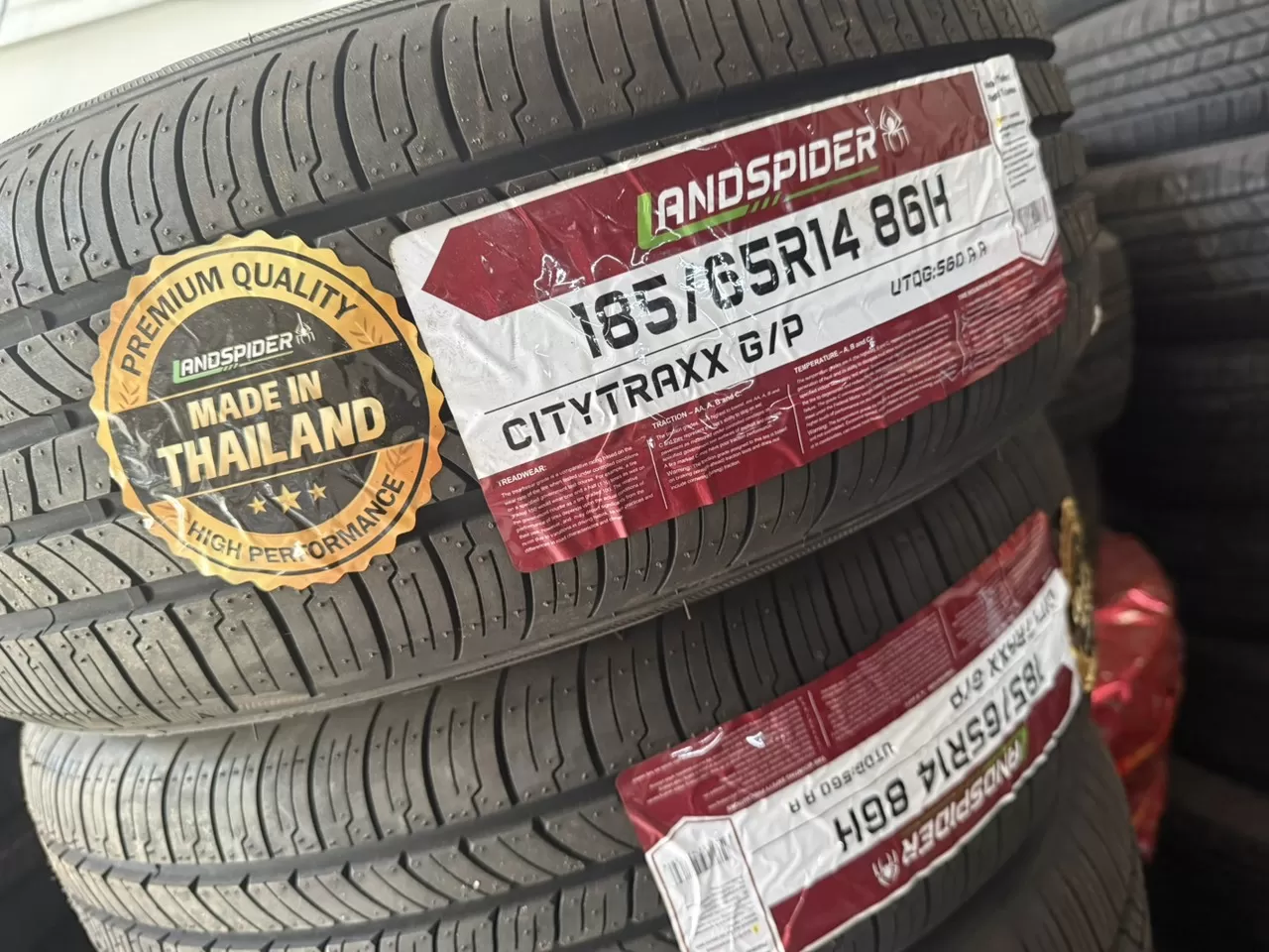 Vỏ lốp 185/65R14 Lanspider Thái Lan, vỏ lốp Xe: Kia Spectra 1.6, Ford Laser,  Hyundai Accent 1.4, EX 1.6, Daewoo Lacetti EX, Mitsubishi Lancer