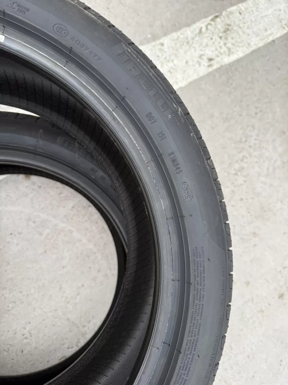 Vỏ lốp 225/45R18 Pireli Runflat, vỏ lốp Xe: BMW 330i 2017, Hyundai Genesis coupe 2.0AT, Kia Optima 2.0, Mercedes C250 2.0