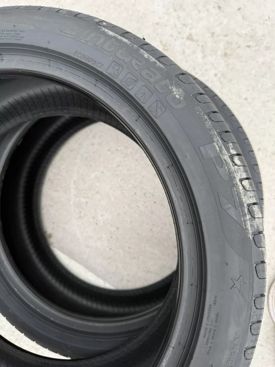 Vỏ lốp 225/45R18 Pireli Runflat, vỏ lốp Xe: BMW 330i 2017, Hyundai Genesis coupe 2.0AT, Kia Optima 2.0, Mercedes C250 2.0