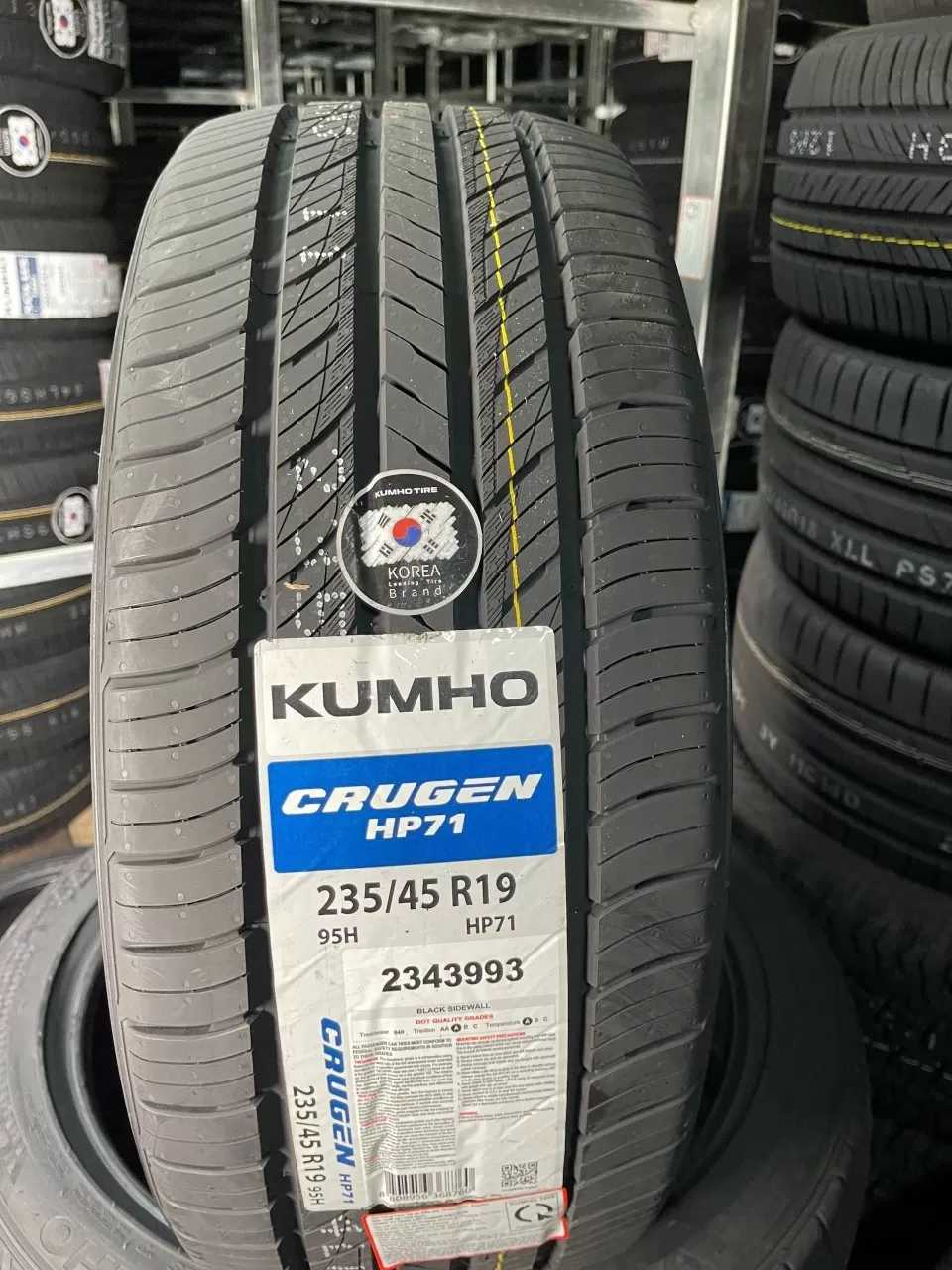 Vỏ lốp 235/45R19 Kumho, vỏ lốp xe Vinflat VF6