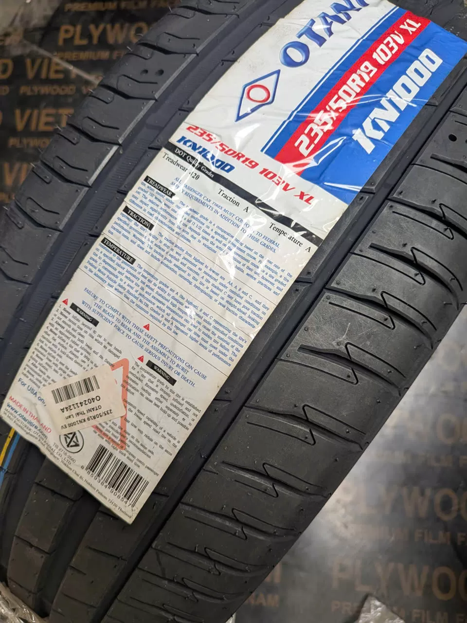 Vỏ lốp 235/50R19 Otani KN1000 Thái Lan