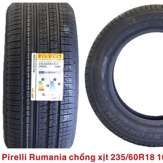 235/60R18 Pirelli Scorpion Verde All Season Runflat 100W vỏ lốp Xe: Acura RDX, Audi Q5 Q7, Honda CRV, Santafe 2.0 máy dầu, KIA SORENTO, Kia Sedona, Land Rover Discovery, Range Rover Evoque Pure, Mercedes GLC200 GLC250