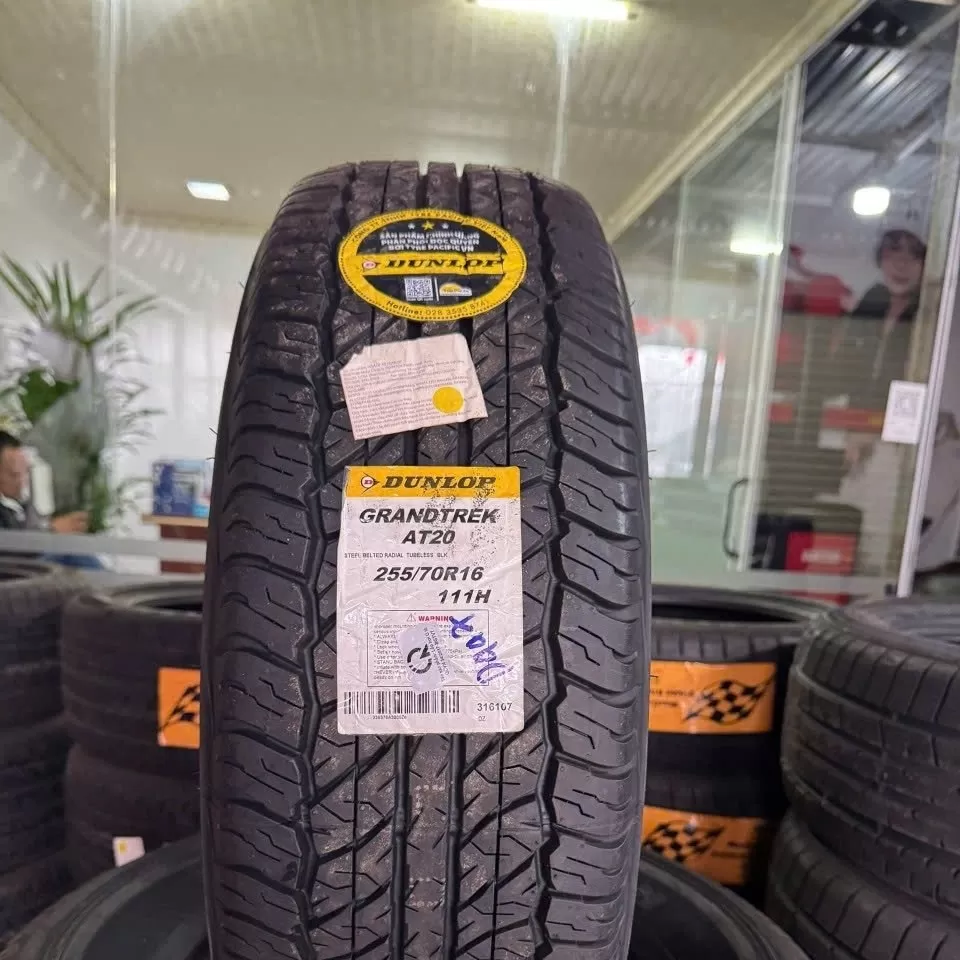 Vỏ lốp 255/70R16 Dunlop, vỏ lốp xe ô tô Ford Ranger XLS 2.2, vỏ lốp xe ô tô Mazda BT50 2.2 MT, vỏ lốp xe ô tô Nissan Navara 2.5 AT