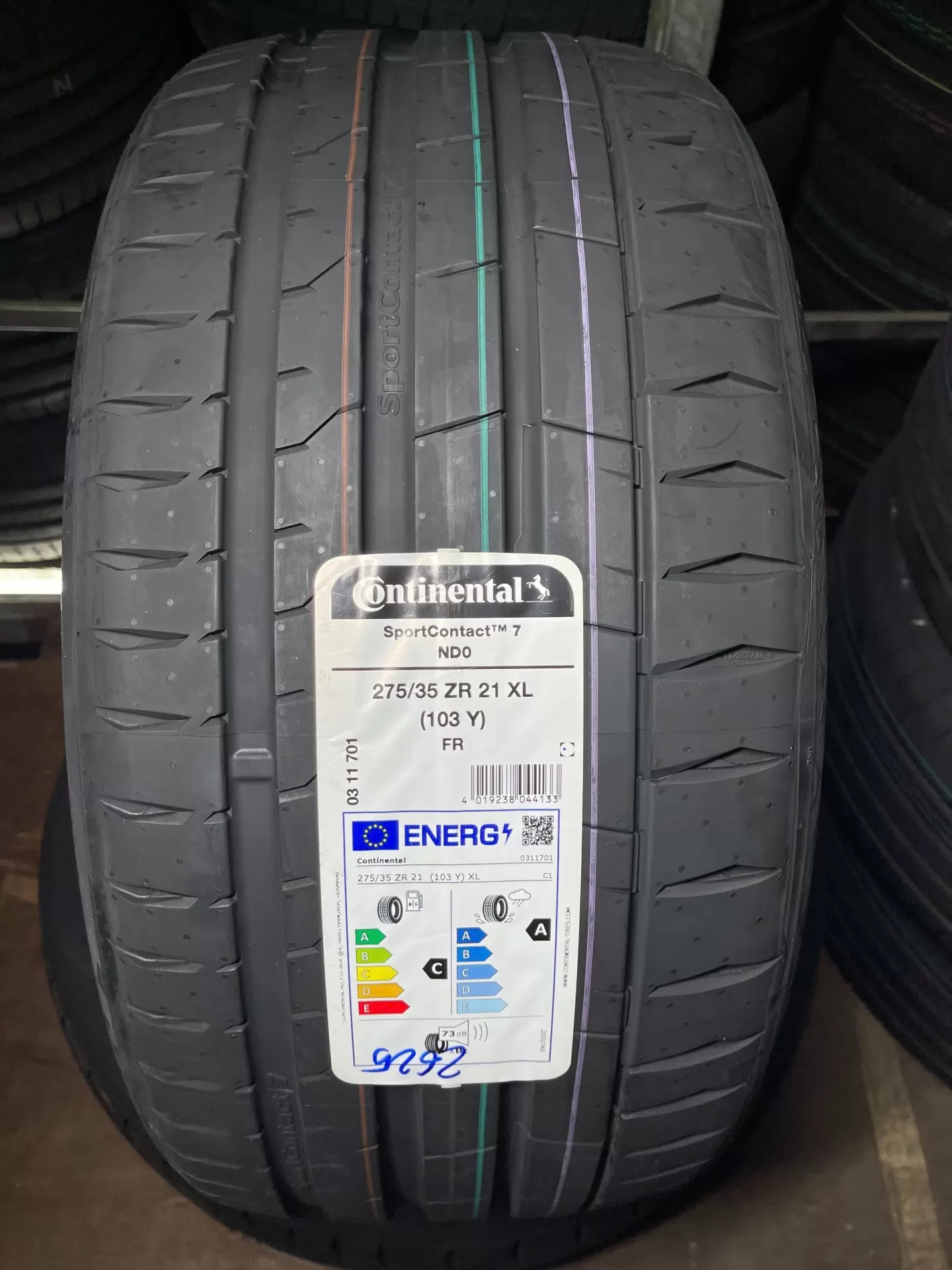 Vỏ lốp 275/35R21 Continental Contact 7, Vỏ lốp Audi S8 4.0