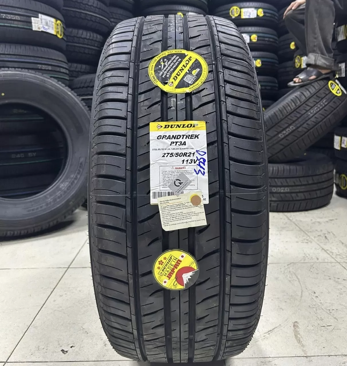 275/50R21 Dunlop 113V,  vỏ lốp Xe Lexus LX570